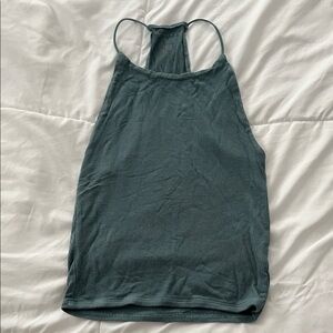 American Eagle Outfitters Ribbed Camisole in Deep Teal